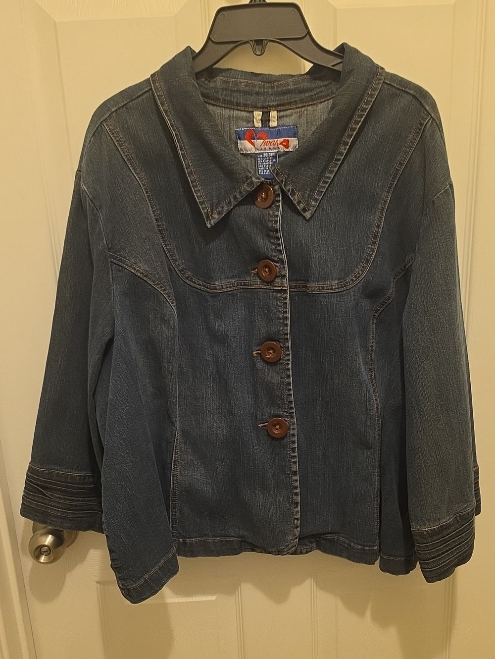 Vintage Mwah Jeans button-front denim jacket